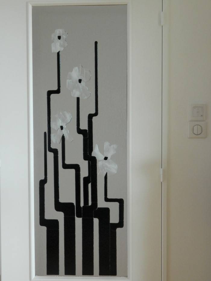 Portes fusing Iris art déco